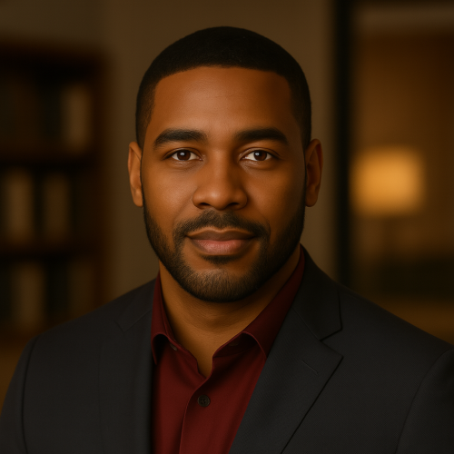Professional headshot of David Knox Vale, expert ghostwriter and content strategist at Ink in the Shadows agency