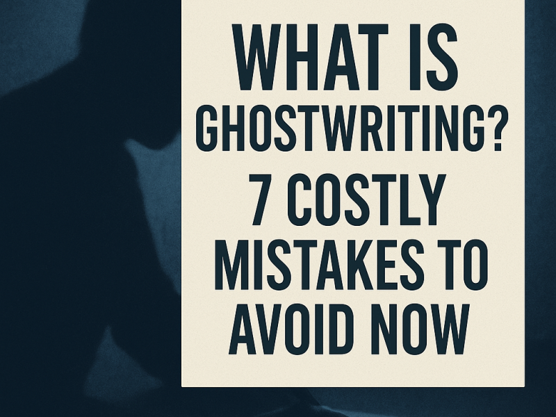 What Is Ghostwriting? 7 Costly Mistakes to Avoid Now