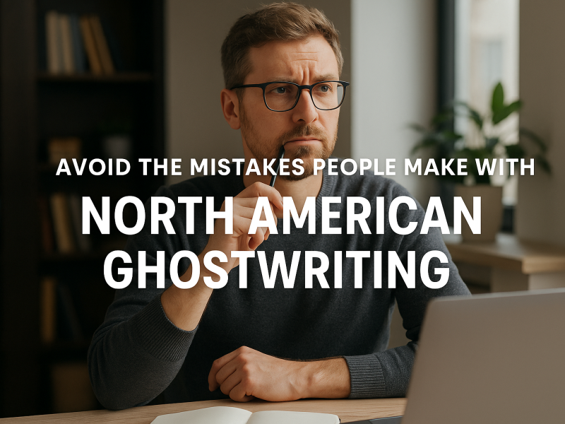 Avoid the Mistakes People Make with North American Ghostwriting